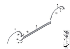 Front Wheel Left Eyebrow 51779498813 Compatible With BMW X3 (G01/G08) (2017-2021) Tag No.79