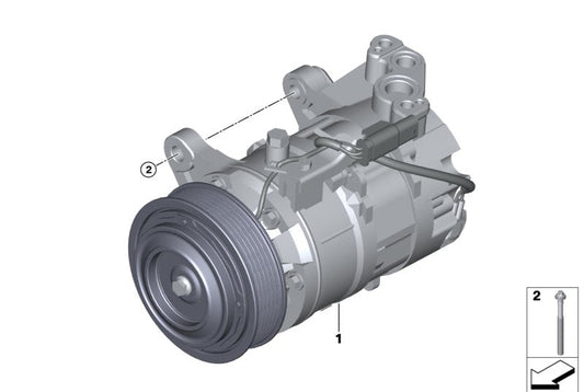 AC Compressor 64526994082 64529299328 64529391396 699408202 7945819-01 Compatible with BMW X3 (G01, F97, G08)