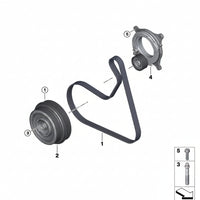 Crankshaft Pulley 11238579928 Compatible With BMW 3 (G20, G80, G28) Tag:23