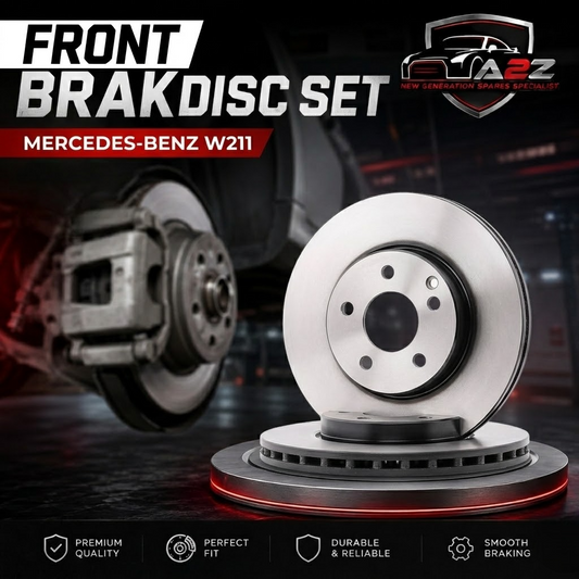 Front Brake Disc Set A2114210712 A2114210812 Compatible With MERCEDES-BENZ E-CLASS W211