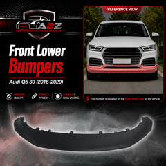 Front Lower Bumper 80D807061B Compatible With Audi Q5 80 (2016-2020) Tag No.100A