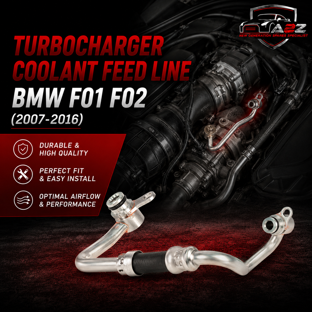 Turbocharger Coolant Feed Line 11537558901 Compatible With BMW  F01 F02