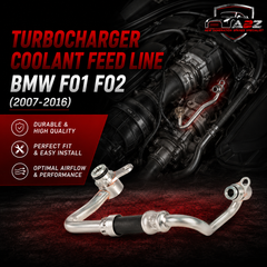 Turbocharger Coolant Feed Line 11537558901 Compatible With BMW  F01 F02