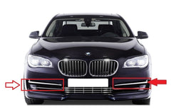 Front Bumper Chrome Left 51117295271 & Right  51117295272 Compatible With BMW 7 Series (F01 F02 F03 F04) (2013-2015)