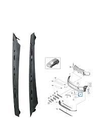 Front Bumper Chrome Left 9Y0807877 Right 9Y0807878 Compatible With PORSCHE CAYENNE (2020) Tag No.155