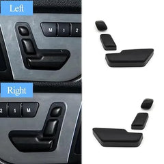 Seat Adjustment Buttons BLACK ( L.H 1669058100 & R.H 1669058200) Compatible with MERCEDES-BENZ A-CLASS W176 & B-CLASS W246  & GLA W156 & C-CLASS W204 & E-CLASS 212 & GL-CLASS W166