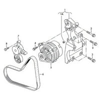 MULTI-RIB BELT 6PK1050 03G903137B Compatible With VW JETTA III (1K2) | BORA | VENTO (CONTINENTAL)
