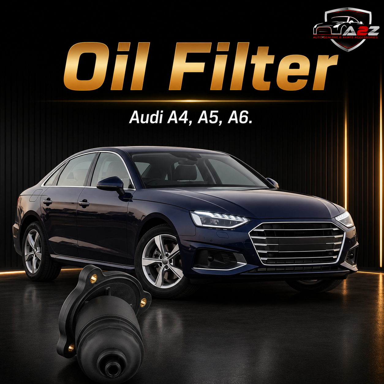 Oil Filter AW301516H Comaptible With Audi A4, A5, A6.