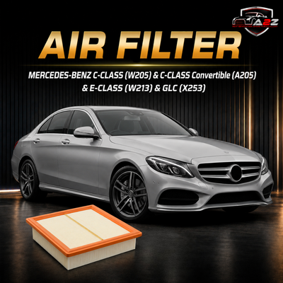 Air Filter 2740940104 A2740940104 A2740940204  & E1144L & LX3811 Compatible With MERCEDES-BENZ C-CLASS (W205) & C-CLASS Convertible (A205) & E-CLASS (W213) & GLC (X253) . Tag 233