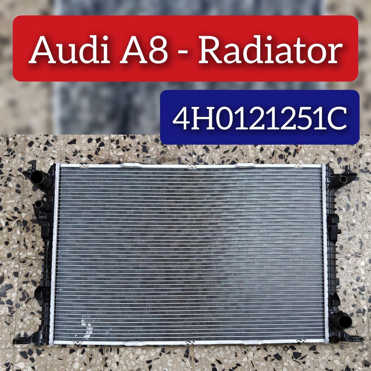 Radiator 4H0121251C Compatible With Audi A8