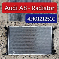 Radiator 4H0121251C Compatible With Audi A8