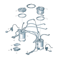 Fuel Pump 7P6919088B Compatible With AUDI Q7 (4LB) Tag No. 11