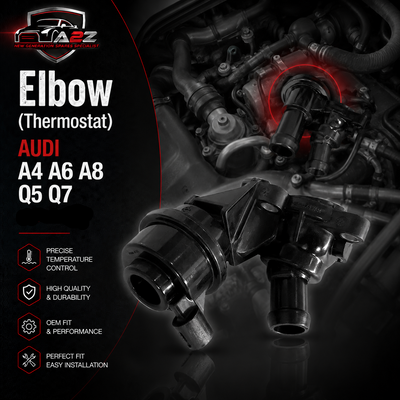 Elbow (Thermostat) 059121737R  Compatible With AUDI  A4 A6 A8 Q5 Q7  Tag-E-45/49
