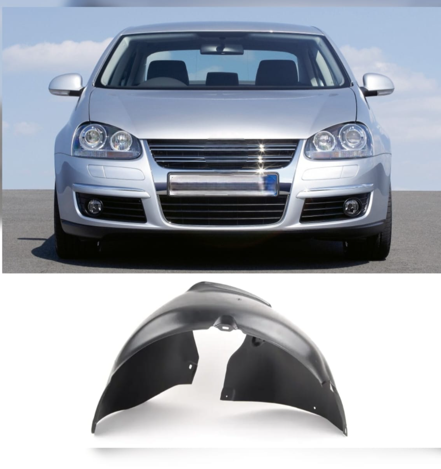 Front Wheel Right Fender Lining 1K0805978 Compatible With Volkswagen Jetta (2005-10) No.106