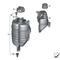 Coolant Bottle 17137601950 17137578439 17137647284 For BMW 5 Series F10 Tag-B-55