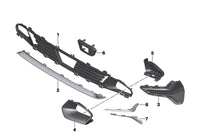 Front Bumper Lower Grill 51119449406 Compatible With BMW 3 Series G20 Tag No.70