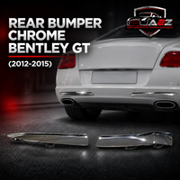 Rear Bumper Chrome Left 3W3807819B & Right 3W3807820B Compatible With Bentley GT (2012-2015) Tag No.403
