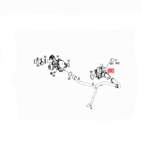 Elbow (Thermostat) 2702000615 2702000415 2702000315 Compatible With MERCEDES-BENZ A-CLASS W176 & B-CLASS W246, GLA-CLASS X156 Tag-E-24