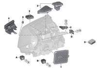 Left Turn Signal Daytime Running Light Module 63119477835 For BMW X1  F48 Tag-BL-199