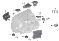 LED Right Turn Light Signal Module 63119477822 For BMW X1 F48 Tag-BL-202