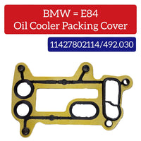 OIL COOLER PACKING (Gasket) 492.030 11427802114 Compatible With BMW X1 (E84) 3-SERIES (E90) 5-SERIES (E60) X3 (E83)