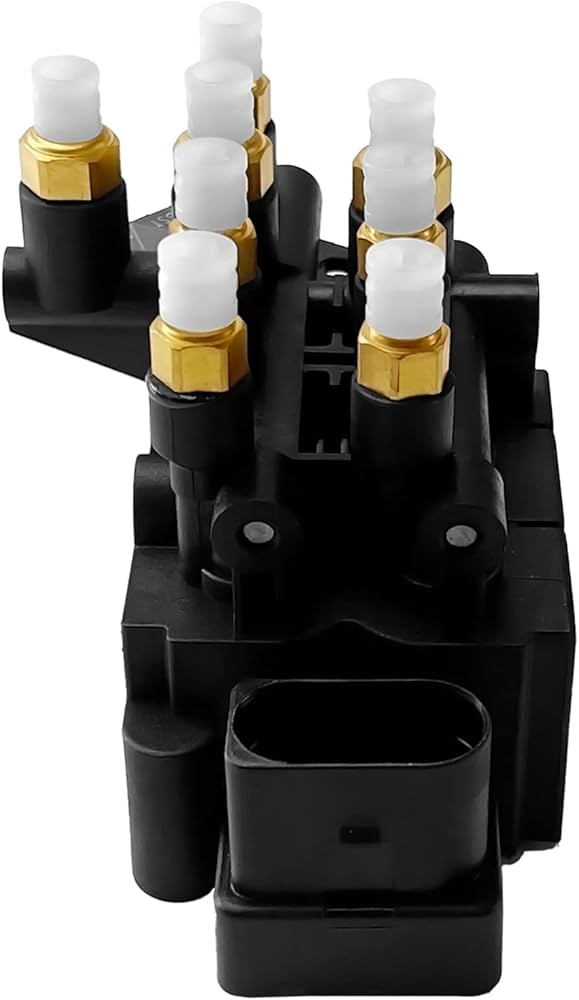 Air Suspension Solenoid Valve Block 4M0616013A 4M0616013B Compatible With AUDI Q7 T-3 4MB, 4MG