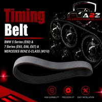 Timing Belt 6PK2080 Compatible With BMW 5 Series (E60) & 7 Series (E65, E66, E67) & MERCEDES BENZ E-CLASS (W210) Tag-BEL-24