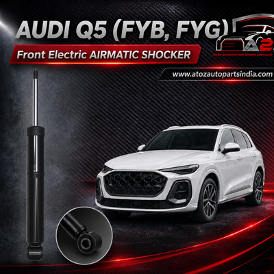 Front Electric Shock Absorber Strut 80A413029 9Y0413031B Compatible With  AUDI Q5 (FYB, FYG) (2017-22)