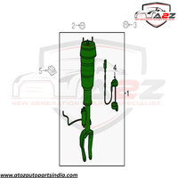 Front Right Air Suspension Shock Absorber Strut 2923202600 1663200400 1663206866 2923201000 Compatible With MERCEDES-BENZ GLE (W166) & GLE Coupe (C292) (2015)