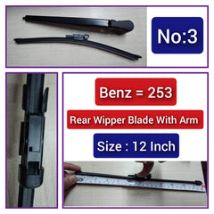 Rear Wiper Blade (12 Inch) With Arm Compatible with MERCEDES BENZ GLC X253 Tag-WBR-03