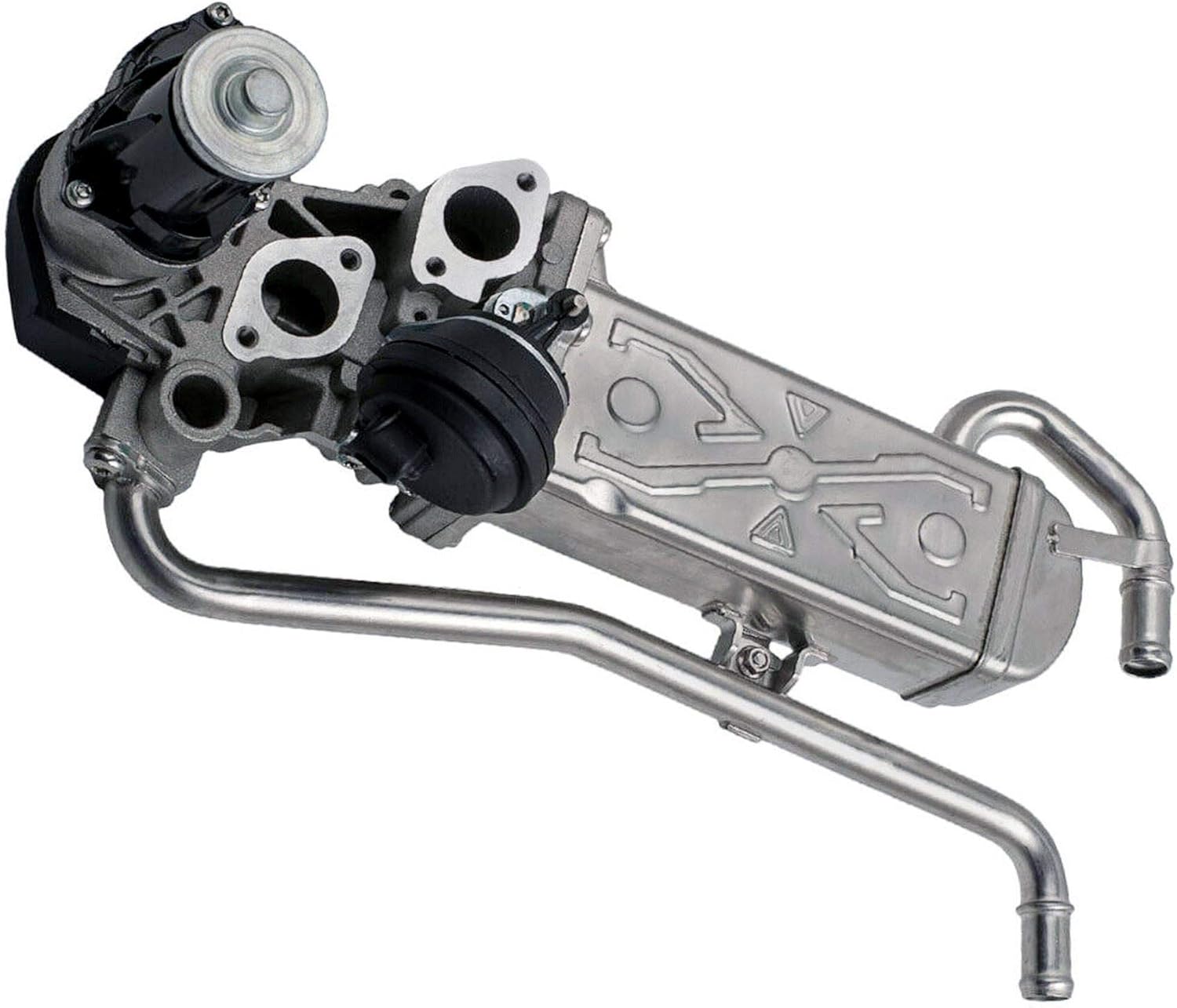 Exhaust Gas Recuperation EGR Assembly 03P131512B 03P131512C 03P131512D Compatible With SKODA FABIA II (542) & VW POLO V (6R1, 6C1)
