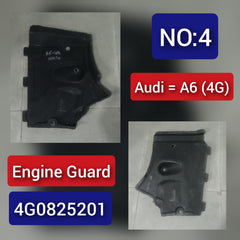 Front Underbody Shield Panel Left 4G0825201 Compatible With AUDI A6 C7 (4G2, 4GC) | A6 / S6 & A6 C7 Avant (4G5, 4GD) | A6 / S6 Tag No.4
