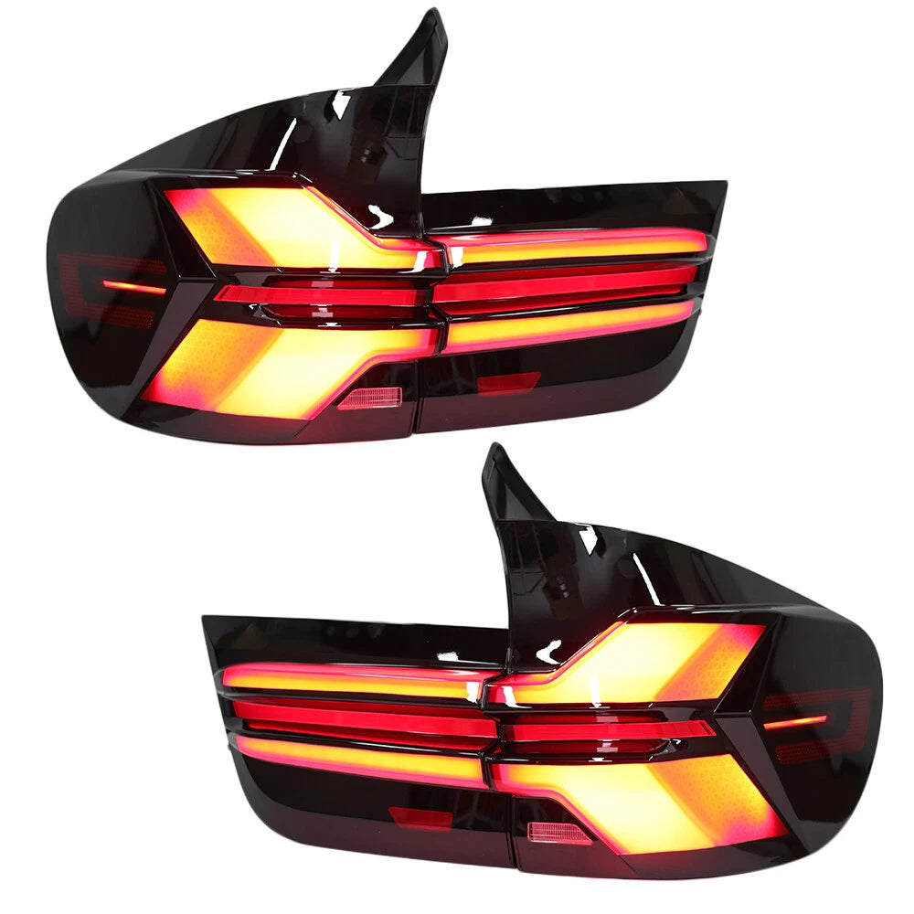 Upgrade Complete Tail Light Assy Set (Upgrade Normal To G30 Latest Style) Plug And Play No Need To Change Bumper Compatible With BMW E70 (2007-13) Tag No.6