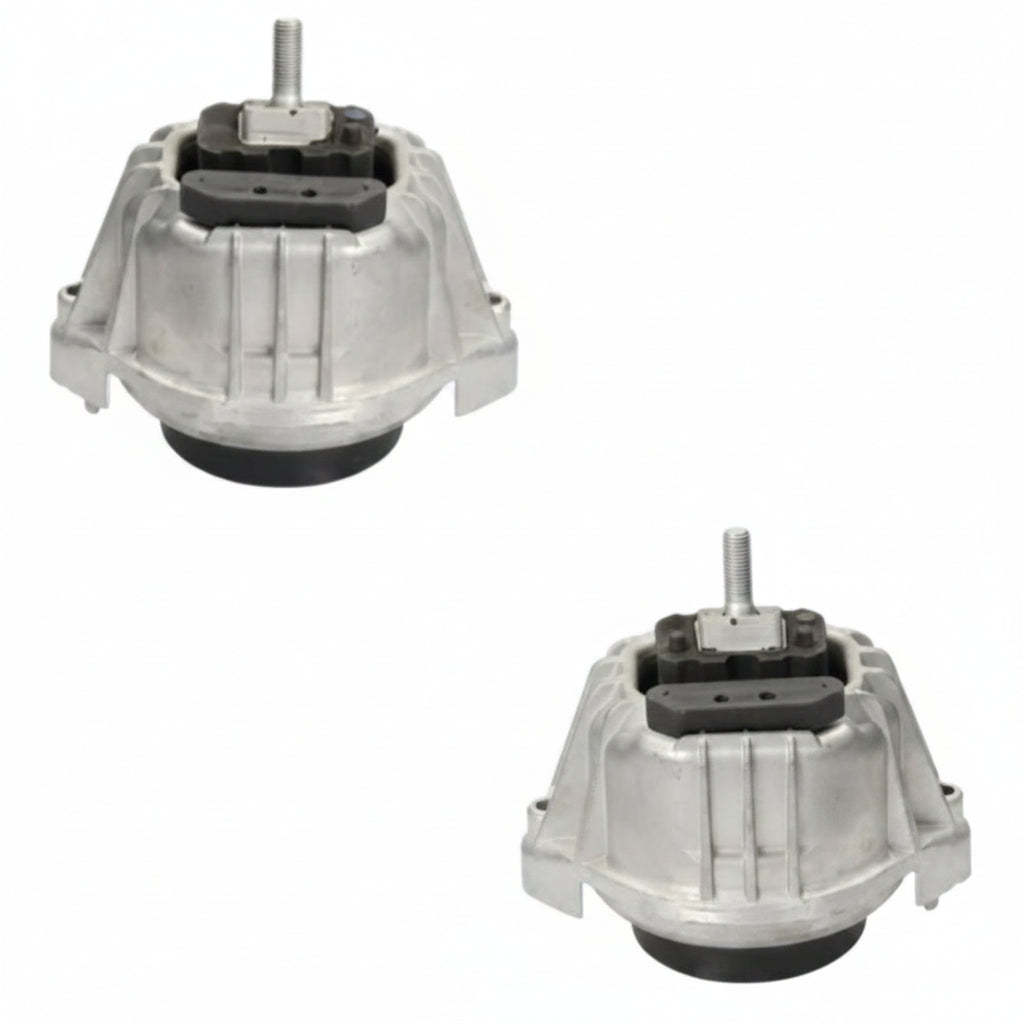 Front Engine Motor Mount Set Compatible With BMW 3 Series E90 &  X1 E84  Diesel Engine Motor Mount Left 22116768800 & Right 22116768799