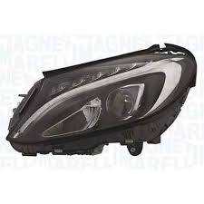 Headlight Headlamp  Left A2059067303 & Right A2059067403 (Single Lens) (Without Blaster) Compatible With  MERCEDES-BENZ C-CLASS (W205) & C-CLASS Convertible (A205) 2015-2018