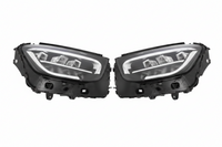 Headlight Headlamp Left Headlight Headlamp Left A2539068702& Right A2539068802 (Without Blaster) Compatible With Mercedes BENZ GLC X253 2020 - 2022 (LED)