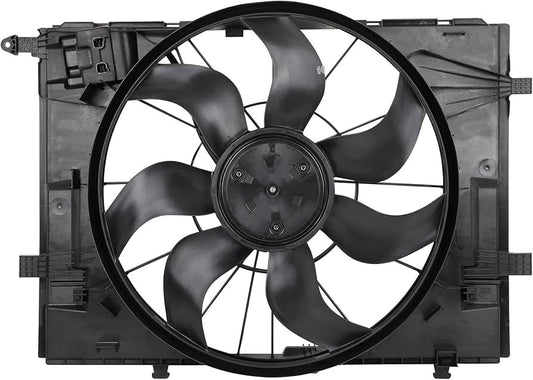 Engine Radiator Cooling Fan Assembly A0999061100 A0999061800 Compatible With MERCEDES-BENZ C-CLASS (W205) & C-CLASS Convertible (A205) & E-CLASS (W213) & GLC (X253)