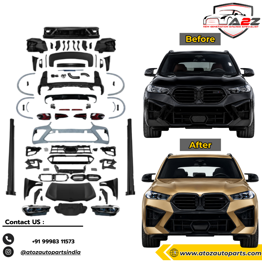 Complete Front & Rear Bumper Full Body Kit  Conversion Kit Compatible With BMW X5 F15 (2014-2018) To X5 G05 Lci 2023+ M Sports X5 Style Upgrade (Shipping Cost Not Included)