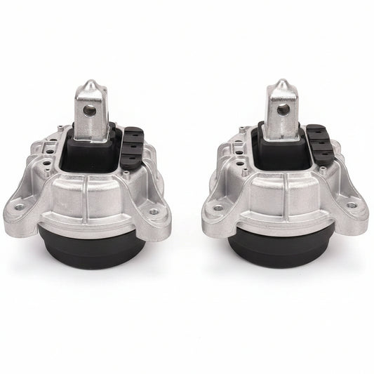 Front Engine Mount Set Compatible With BMW 5 Series F10 & 7 Series F01, F02, F03, F04 Engine Mount Left  22116777365 & Right 22116786528