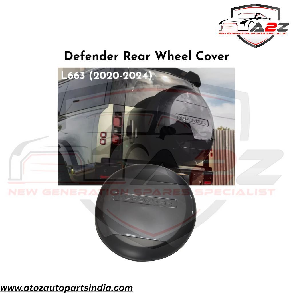 Rear Wheel Cover (Grey) Compatible With Land Rover Defender L633 (2020-24)