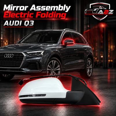 Mirror Assembly Electric Folding/Turn Signal Complete Door wing Mirror Left & Right (8 Pin) Compatible With AUDI Q3 Tag-SMA-159