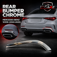 Rear Bumper Chrome Left 2068853904 & Right 2068854104 Compatible With Mercedes-Benz C-CLASS W206 (2022-2025) Tag No.273