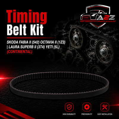 Timing Belt Kit CT1139K2 03L198119D Compatible With SKODA FABIA II (542) OCTAVIA II (1Z3) | LAURA SUPERB II (3T4) YETI (5L) (CONTINENTAL)