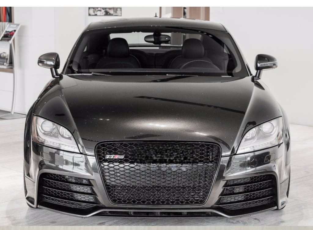 RSTT Full Black Honeycomb Show Grill Compatible With Audi = TT (2008-14) Tag No.282