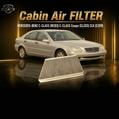 Air Cabin Filter E970LI & 2038300118 & LA129 & LA129/1 A2038300118 Compatible With MERCEDES-BENZ C-CLASS (W203) C-CLASS Coupe (CL203) CLK (C209) Tag No:4
