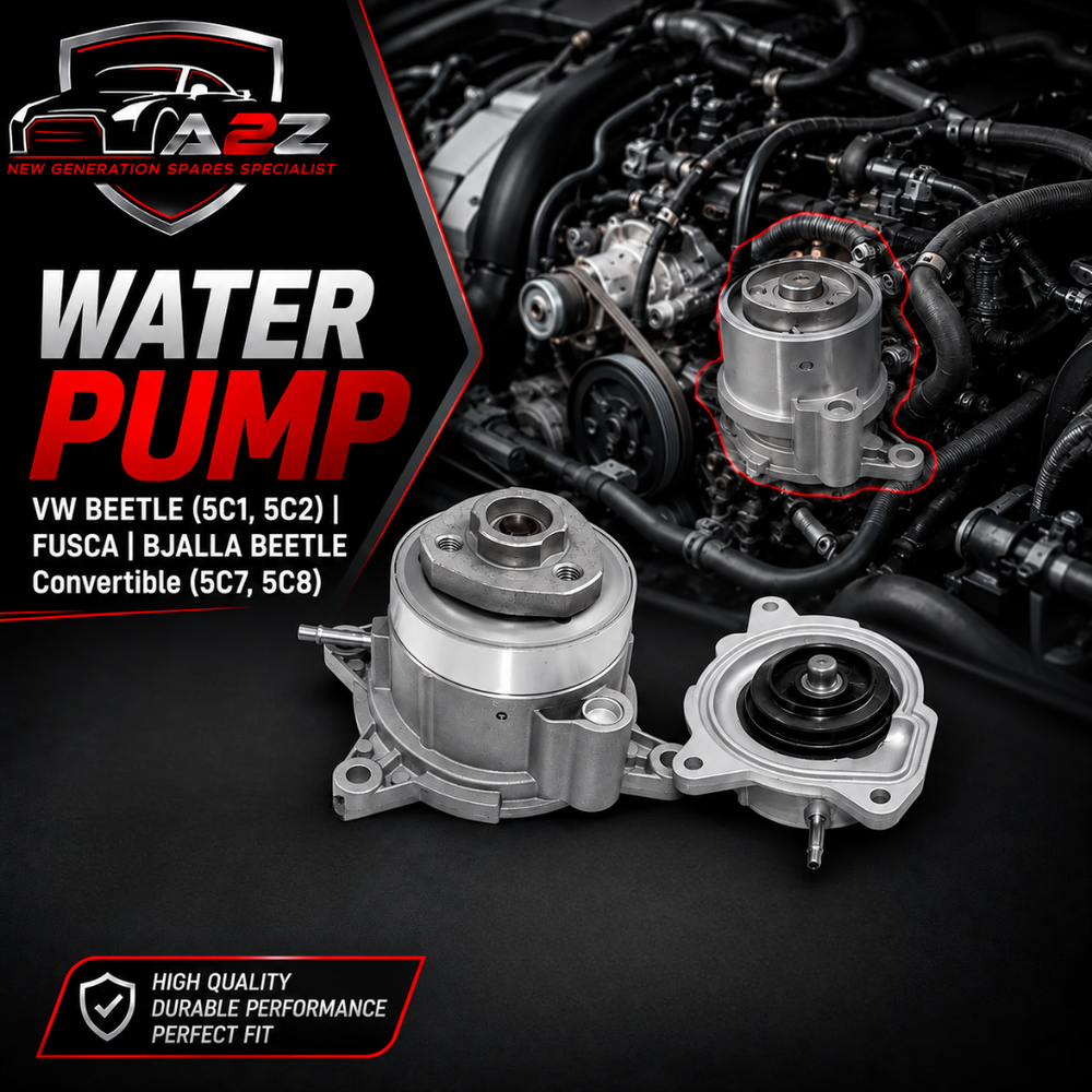 Water Pump 03F121004A & 03F121004B & 03F121004D & 03F121004E & 03F121004EX & 03F121004F & 03F121005 Compatible With VW BEETLE (5C1, 5C2) | FUSCA | BJALLA BEETLE Convertible (5C7, 5C8) Tag No.92