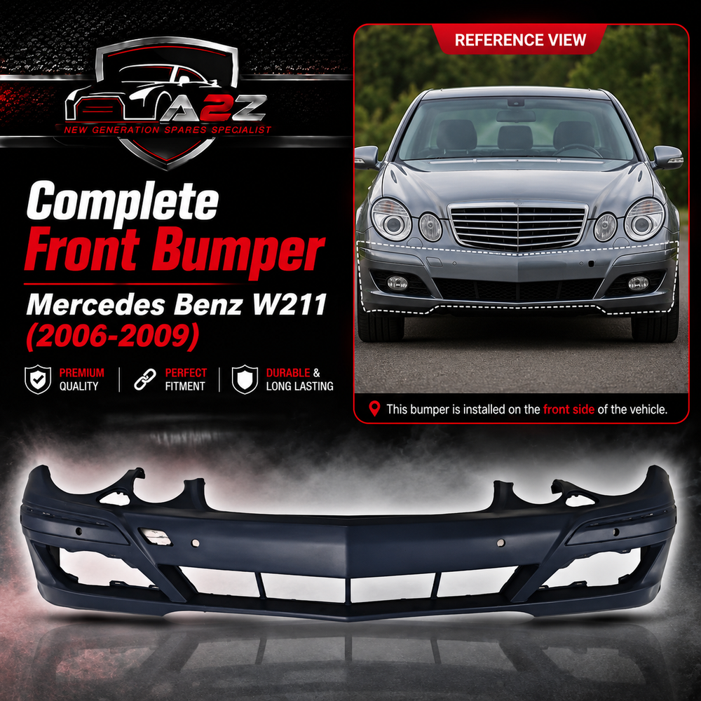Complete Front Bumper 2118801840 Compatible With Mercedes Benz W211 (2006-2009) Tag No.281