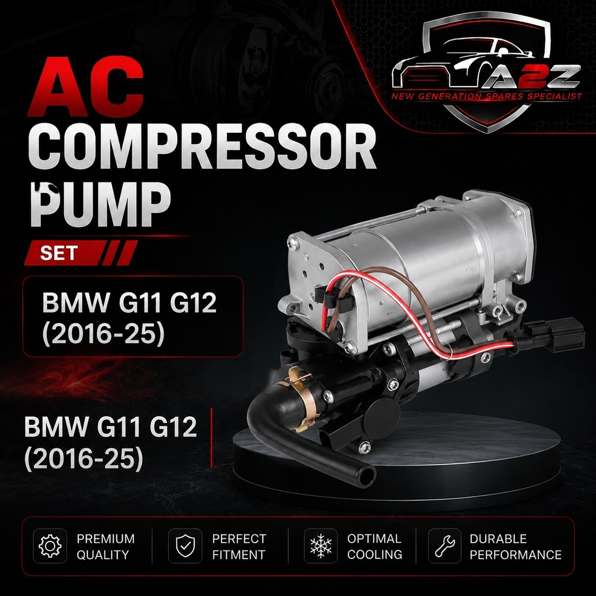 Ac Compressor Assembly 37106793778 Compatible With BMW E60 E61