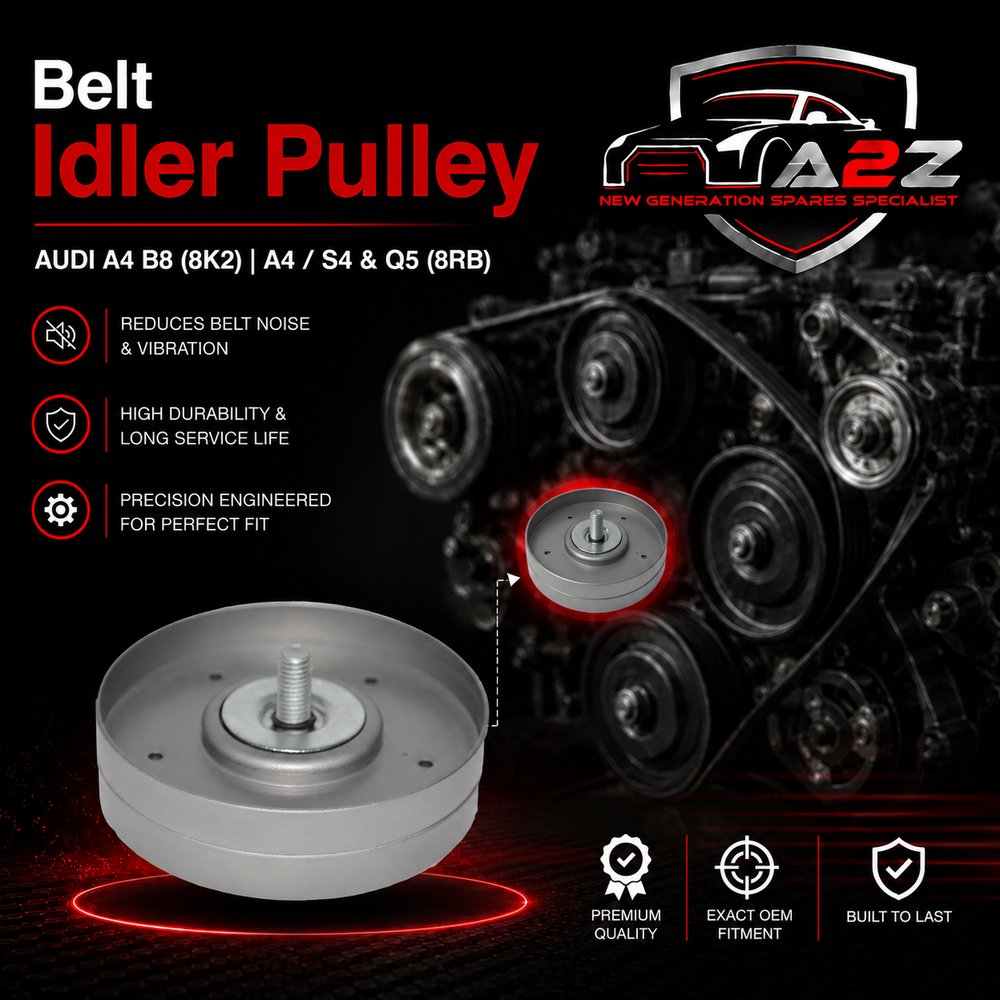 Belt Idler Pulley 06H903341D 06H903341C 06H903133G Compatible with AUDI A4 B8 (8K2) | A4 / S4 & Q5 (8RB) Tag no : 7