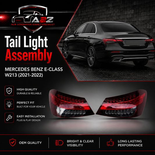 Tail Light Rear Lamp Compatible With MERCEDES BENZ E-CLASS W213 (2021-2022) Tail Light Rear Lamp Left 2139065709 A2139065709& Right 2139065809 A2139065809